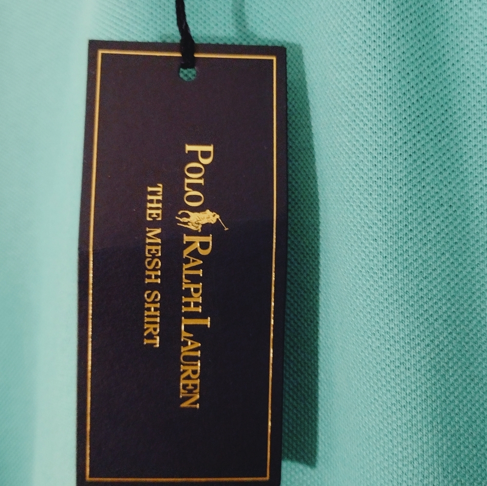 Polo by Ralph Lauren Bright Blue Polo The Mesh Shirt - Picture 5 of 8